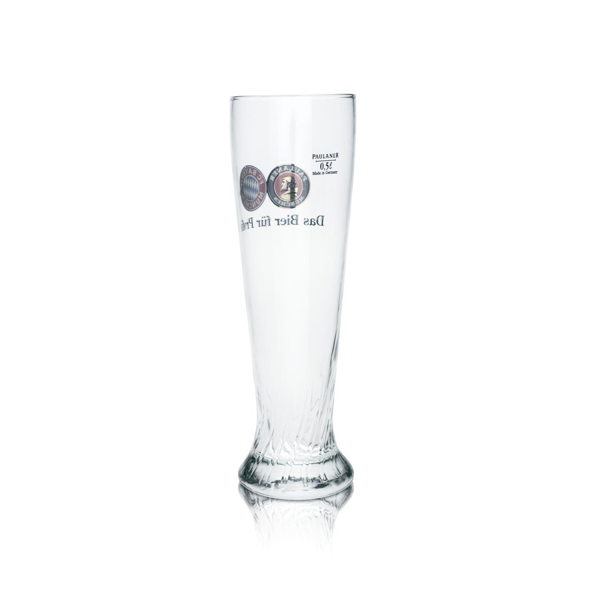 Paulaner wheat beer glass 0.5 l FC Bayern Munich wheat beer glasses special edition collector's item – View 2