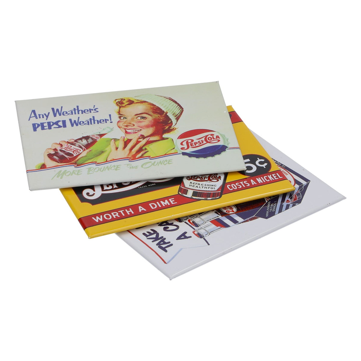 Pepsi Cola 3 x Retro Refrigerator Magnets Range Hood Magnets – View 2