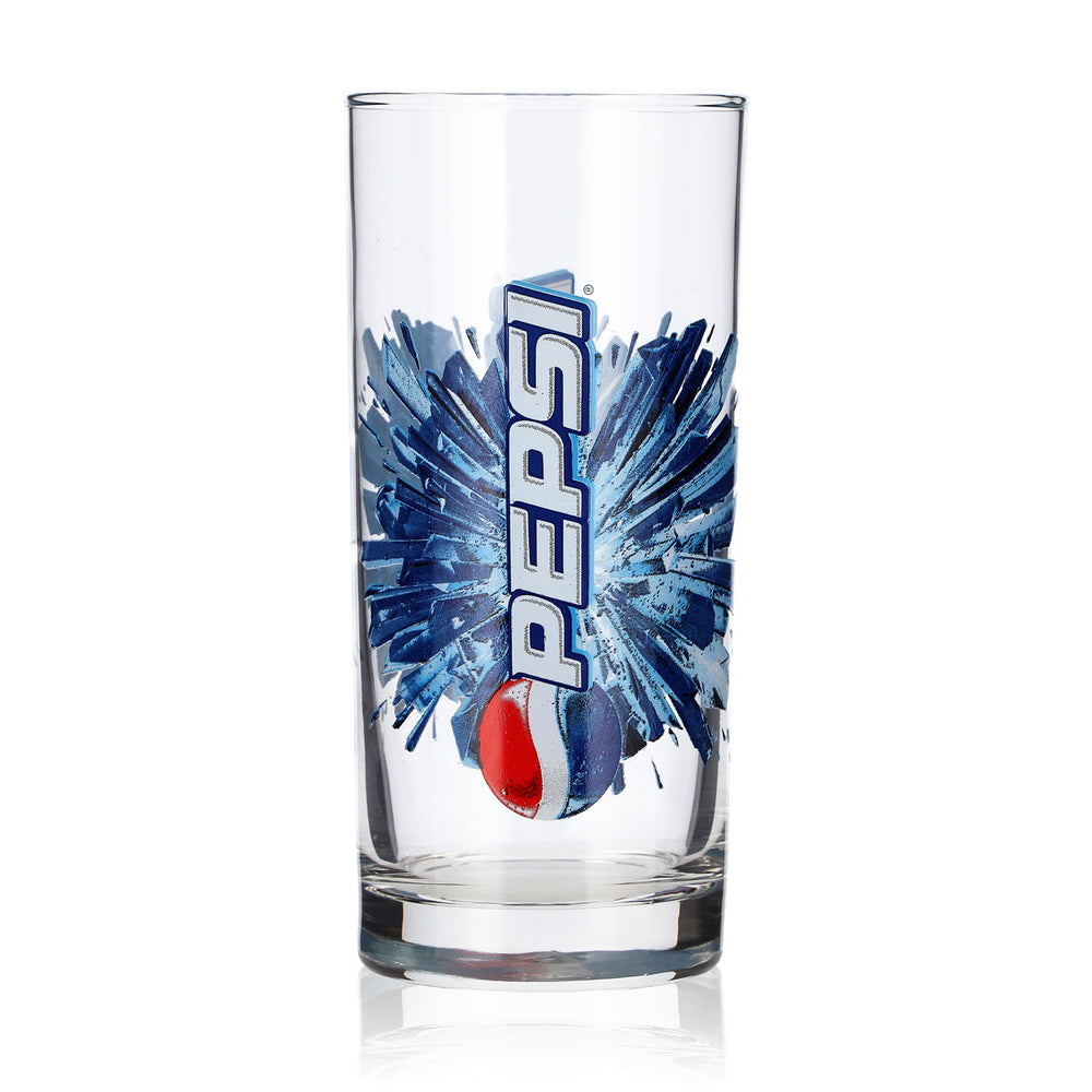 Pepsi Soft Drink Glass 0.3 L Cup with Crystal Design / Old Logo