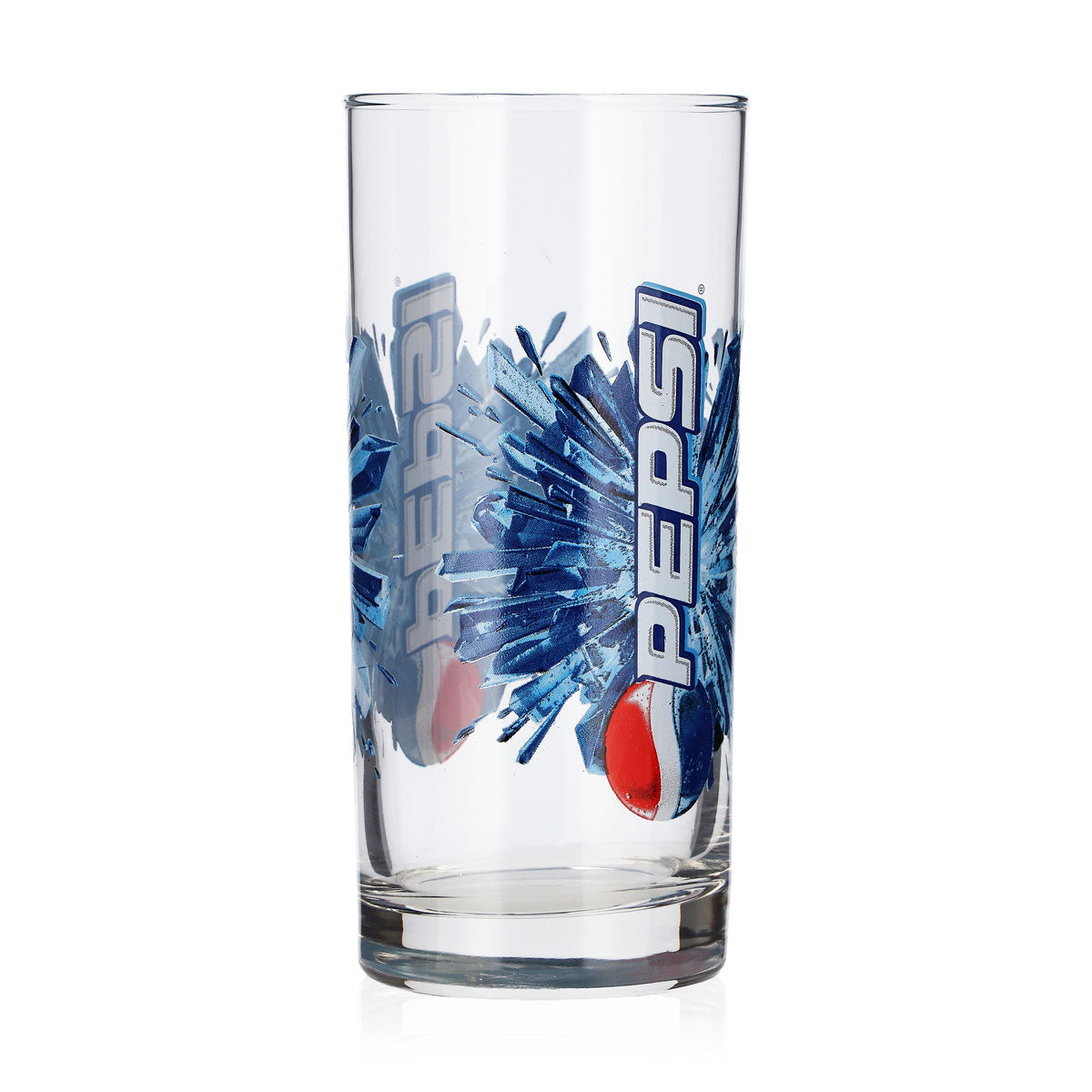 Pepsi Soft Drink Glass 0.3 L Cup with Crystal Design / Old Logo – View 2