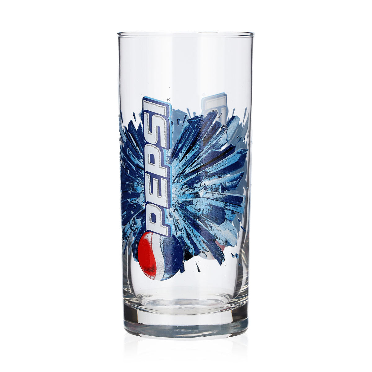 Pepsi Soft Drink Glass 0.3 L Cup with Crystal Design / Old Logo – View 3