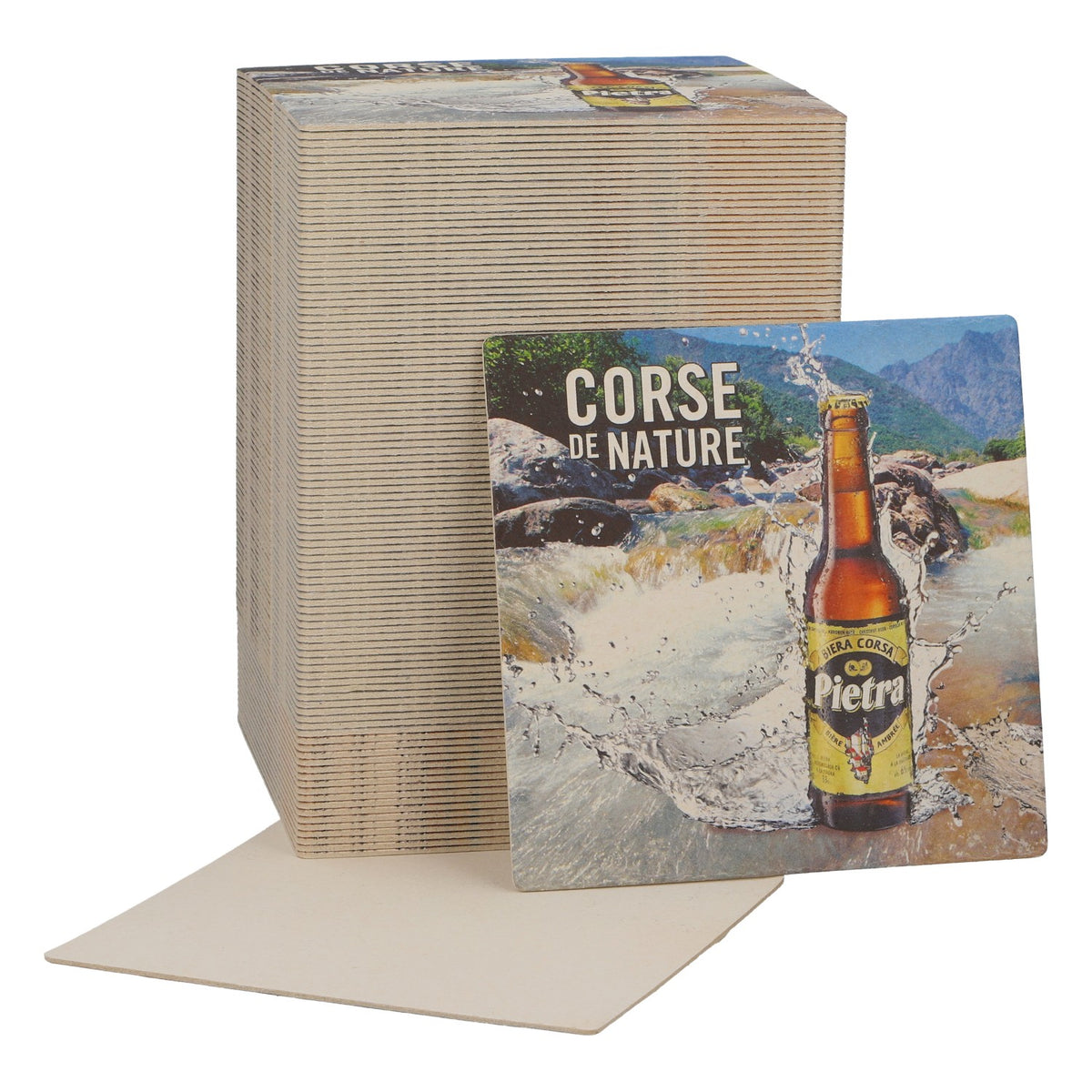 Pietra Beer Coaster Corse de Nature New Colorful Paper Coaster