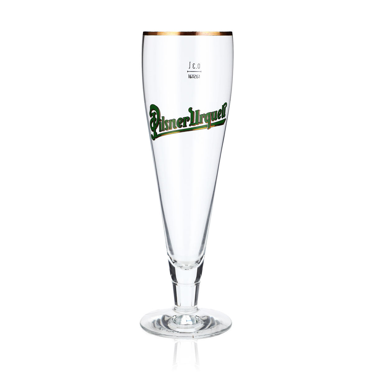 Pilsner Urquell Beer Glass 0.3l Goblet Beer Glasses Gold Rim Rastal