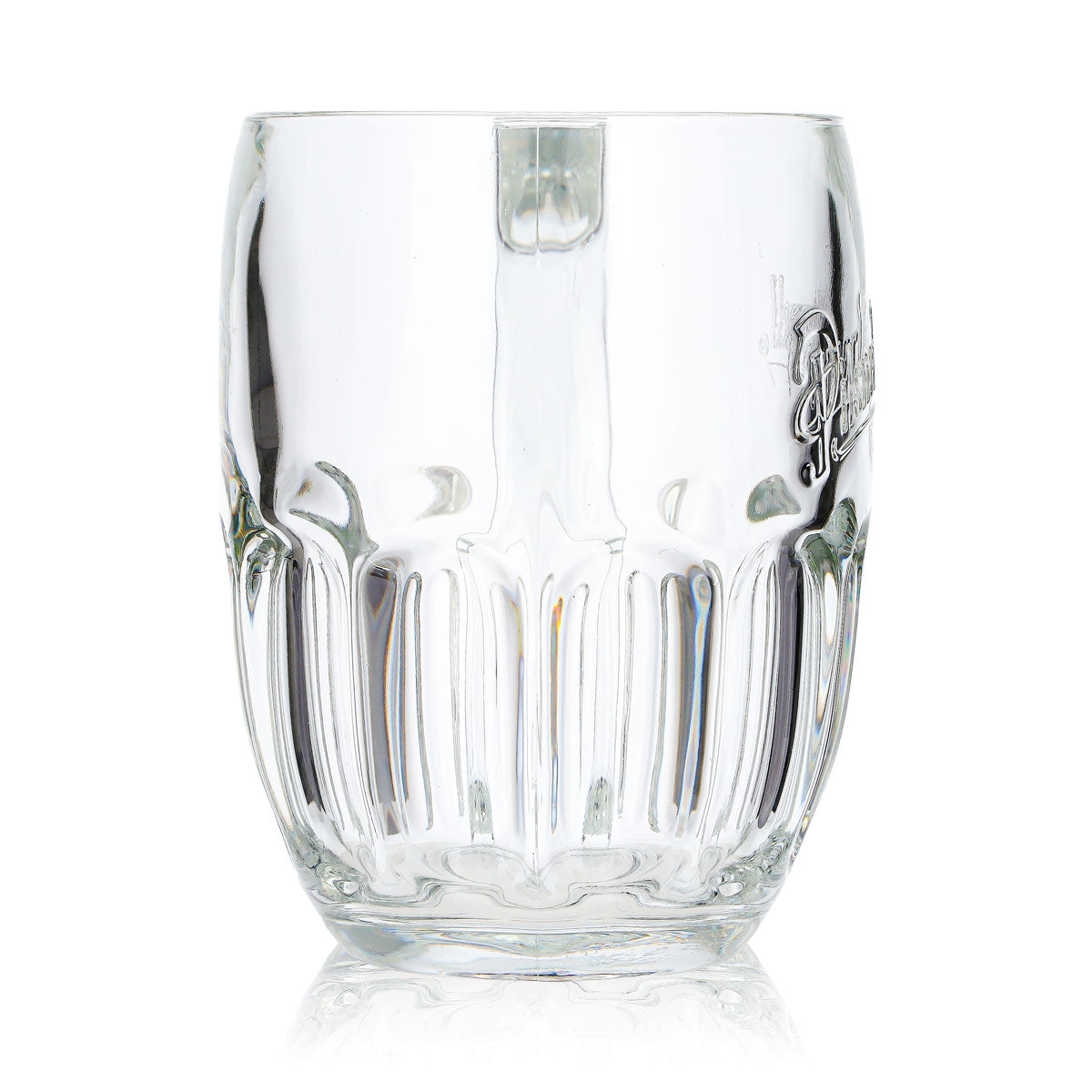 Pilsner Urquell Beer Glass 0.5l Mug Relief Sahm Seidel Handle Glasses Pils Export – View 4