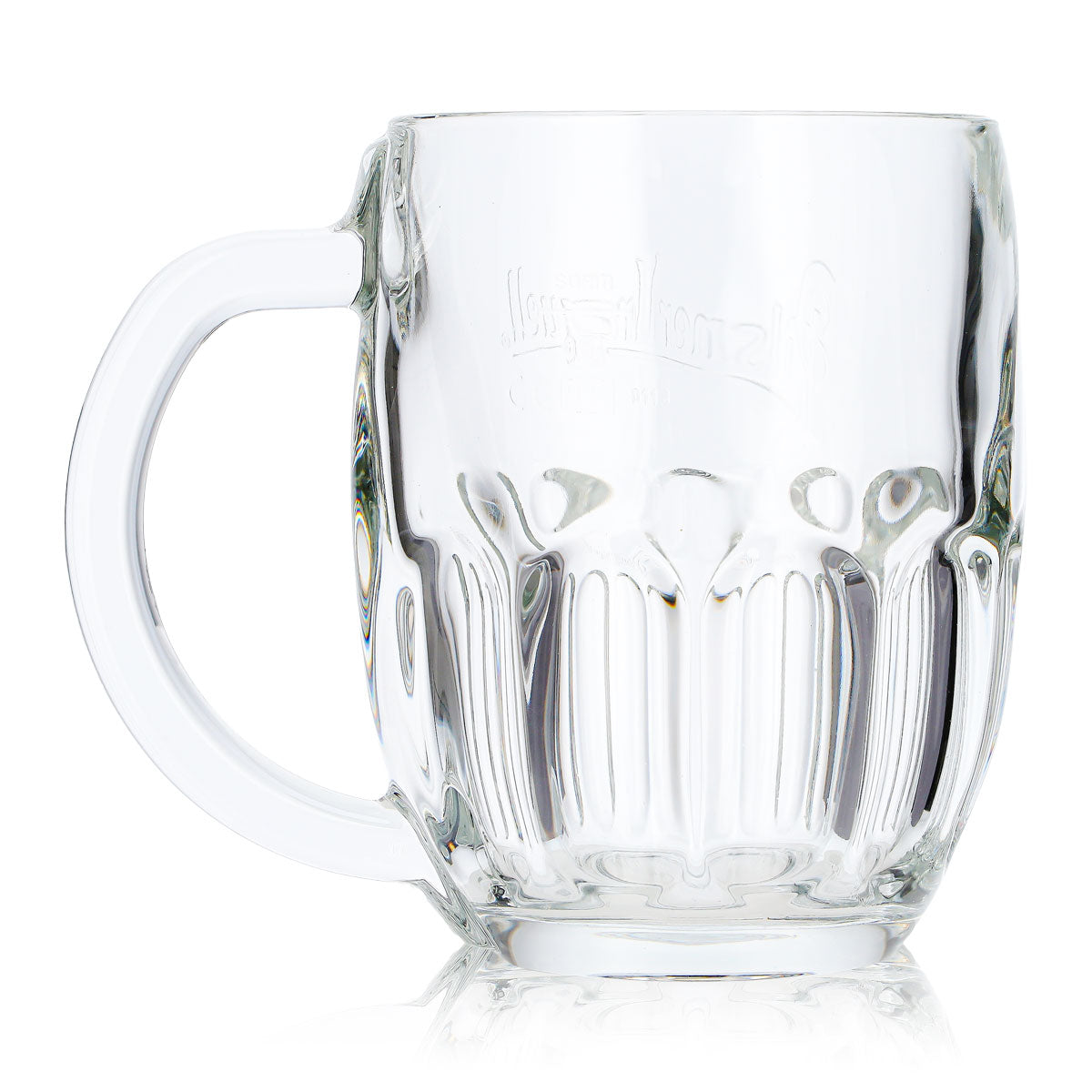 Pilsner Urquell Beer Glass 0.5l Mug Relief Sahm Seidel Handle Glasses Pils Export – View 5