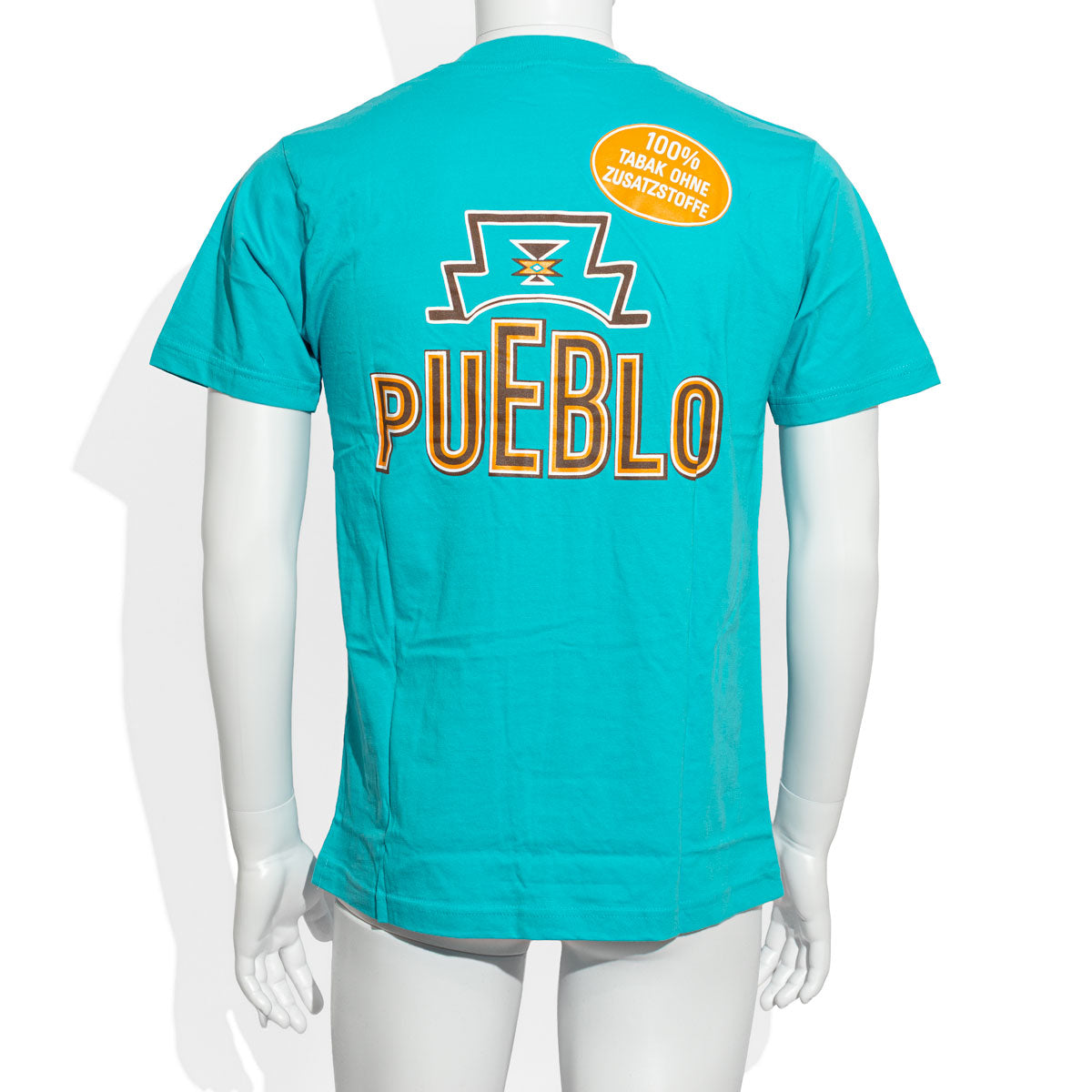 Pueblo Cigarette T-Shirt Casual Shirt Summer Shirt Light Blue Size M – View 3