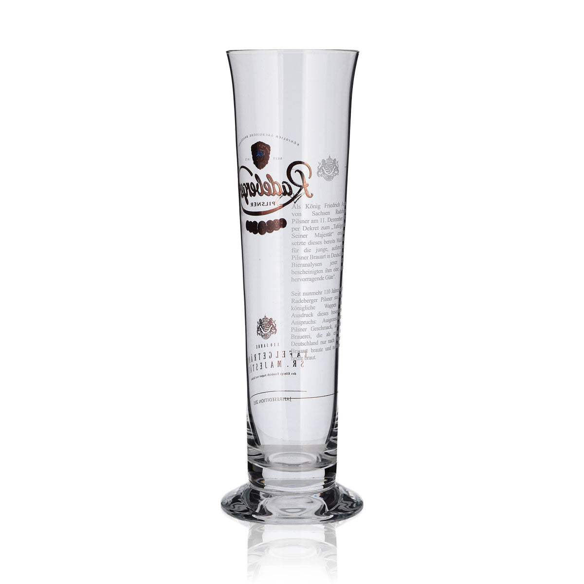 Radeberger Beer Glass Collectible Glasses Tulip Annual Edition 2015 Stange – View 3