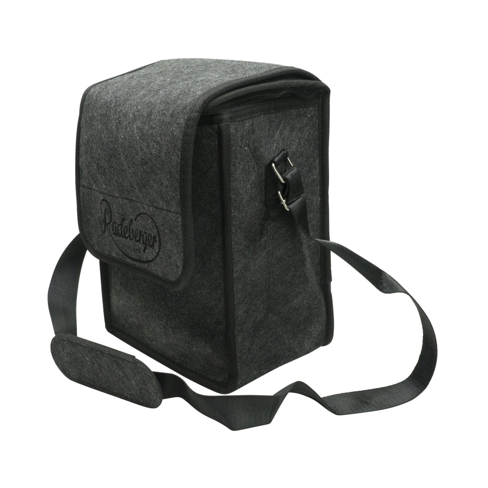 Radeberger Beer Cooler Bag Felt Gray Picnic Thermally Insulated Carry Camping Beer