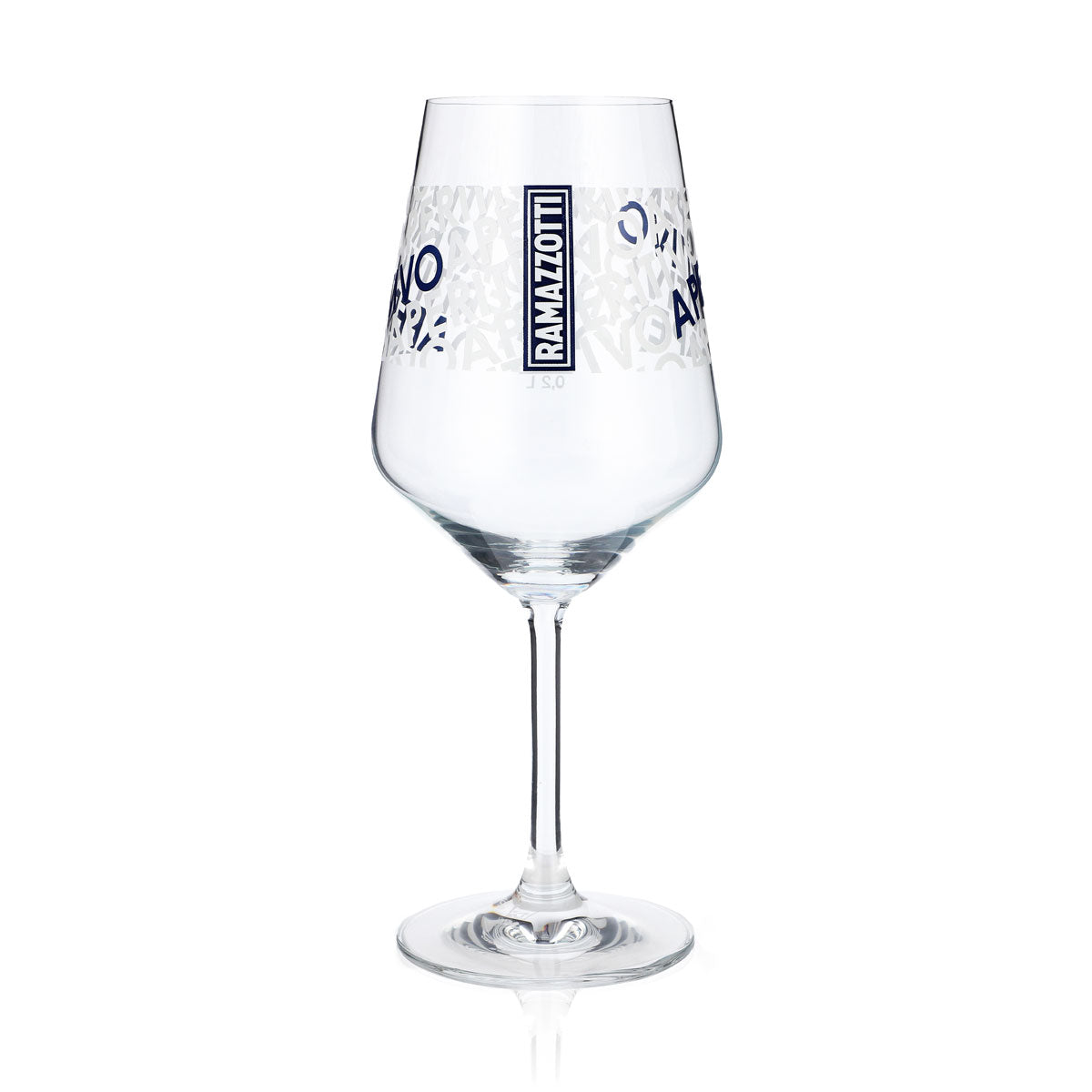 Ramazzotti liqueur glass 0.2 l stemmed glasses cocktail wine glass aperitif imprint