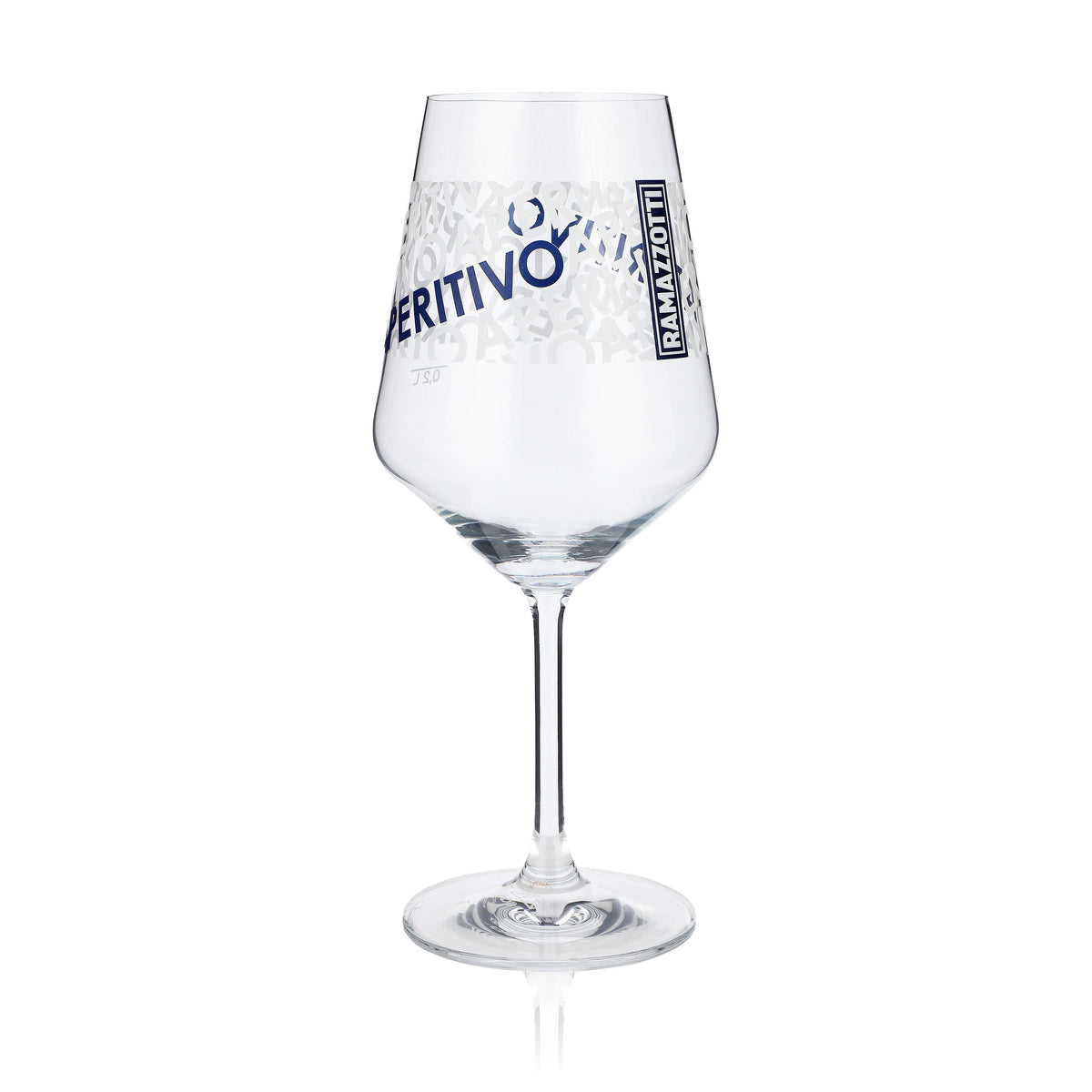 Ramazzotti liqueur glass 0.2 l stemmed glasses cocktail wine glass aperitif imprint – View 2