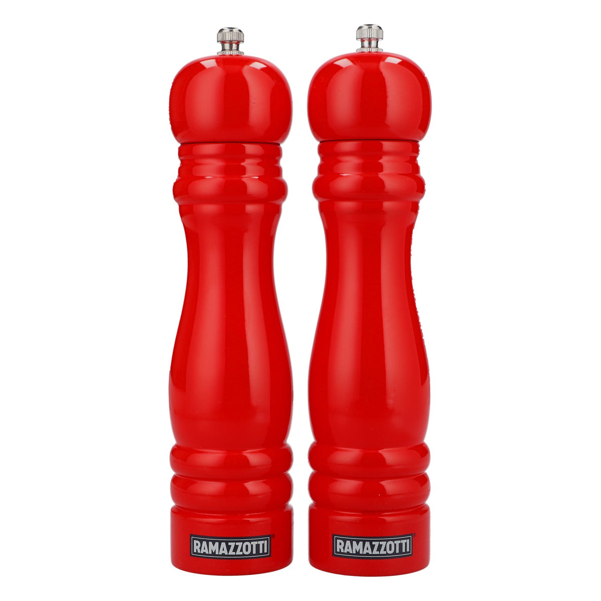 Ramazzotti Salt & Pepper Mill Liqueur Real Wood Ceramic Grinder Mill Red Large – View 2