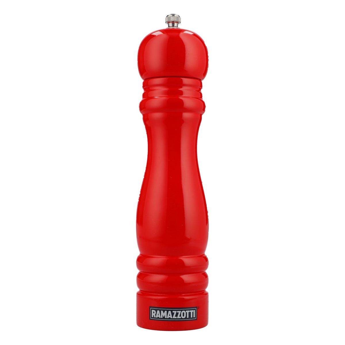 Ramazzotti Salt & Pepper Mill Liqueur Real Wood Ceramic Grinder Mill Red Large – View 5