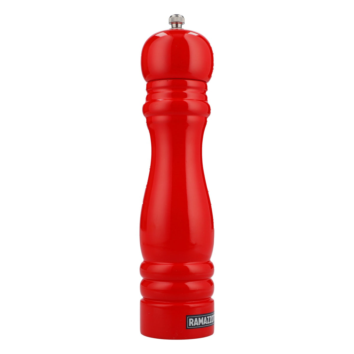 Ramazzotti Salt & Pepper Mill Liqueur Real Wood Ceramic Grinder Mill Red Large – View 6