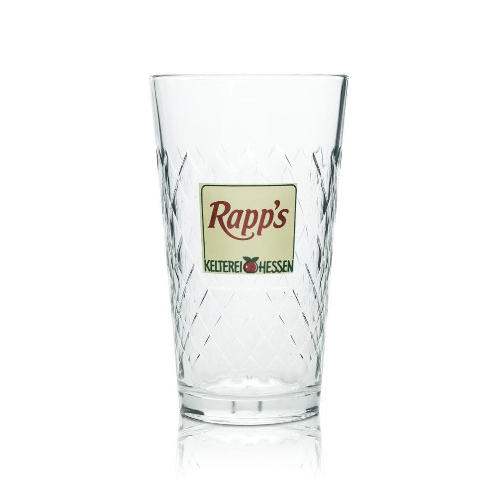 Rapps juice glass long drink 0.5 l relief long drink glasses wine press apple wine