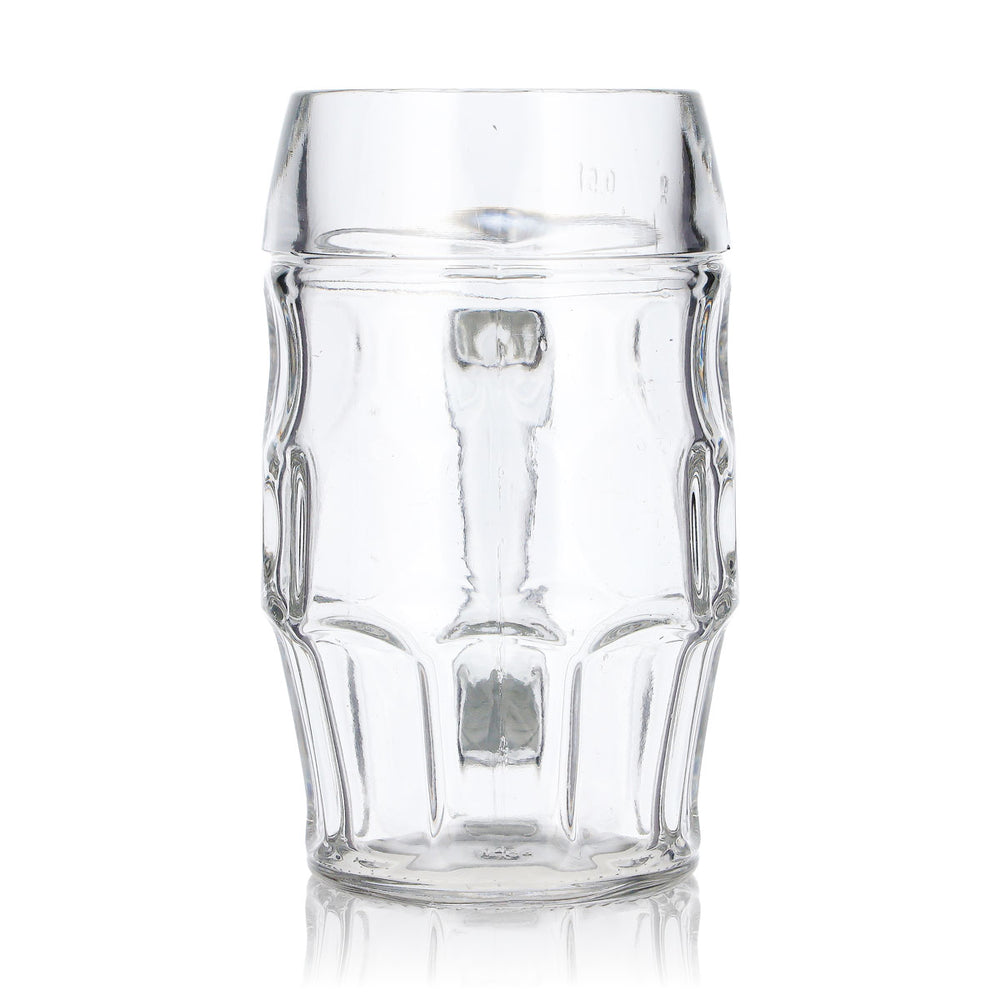 Rastal Beer Glass, 0.5-liter Jug, Contoured, B-Grade, Used