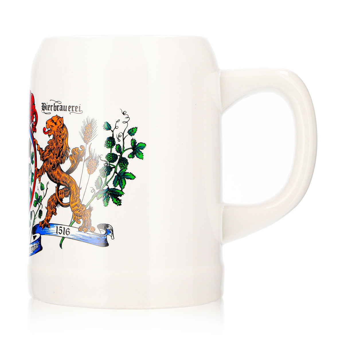Rastal Beer Glass 0.5 L Clay Mug "Hops and Malt" - "God Bless the Clay" – View 6
