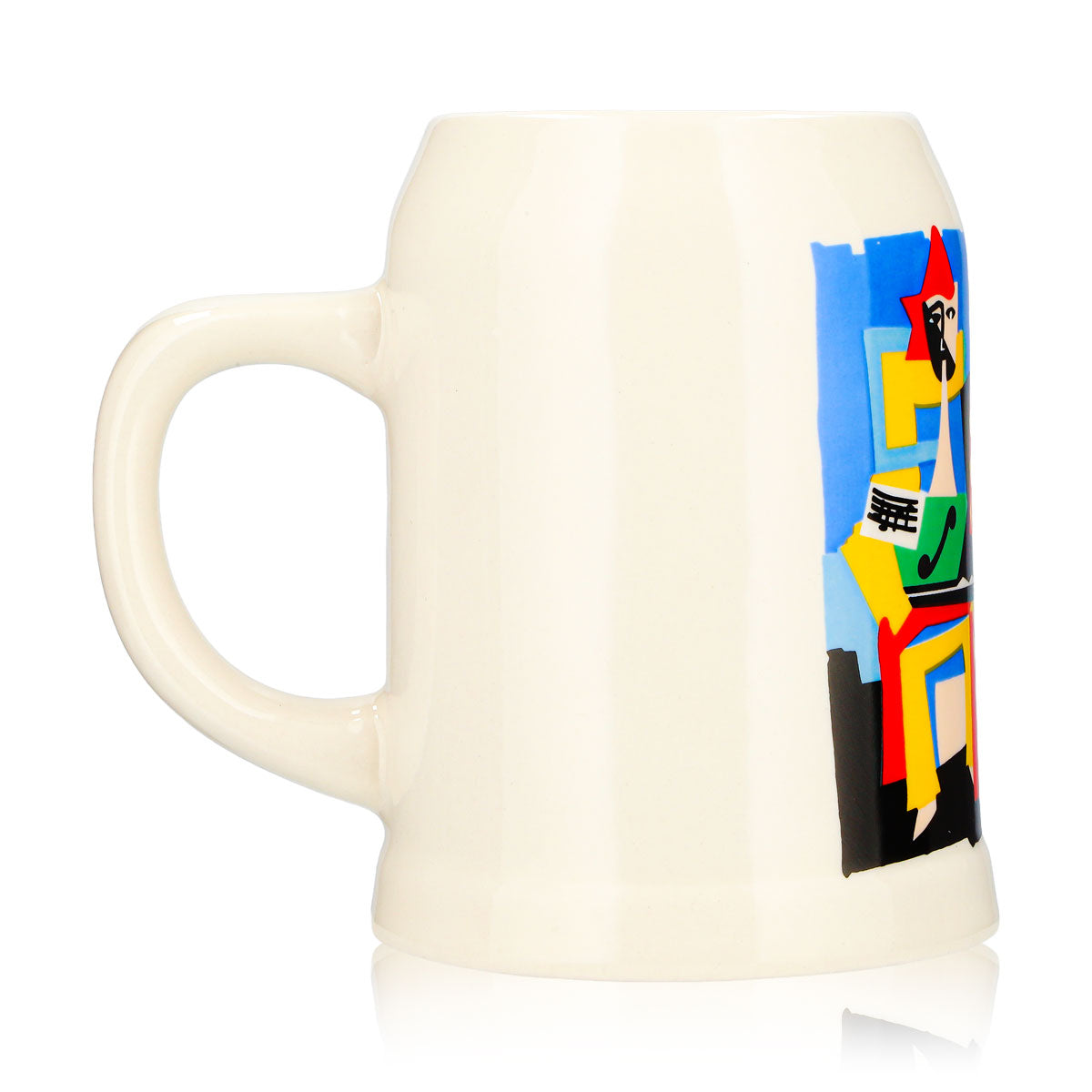 Rastal Beer Glass 0.5 L Clay Mug "Partytime" Multicolored Clay – View 3