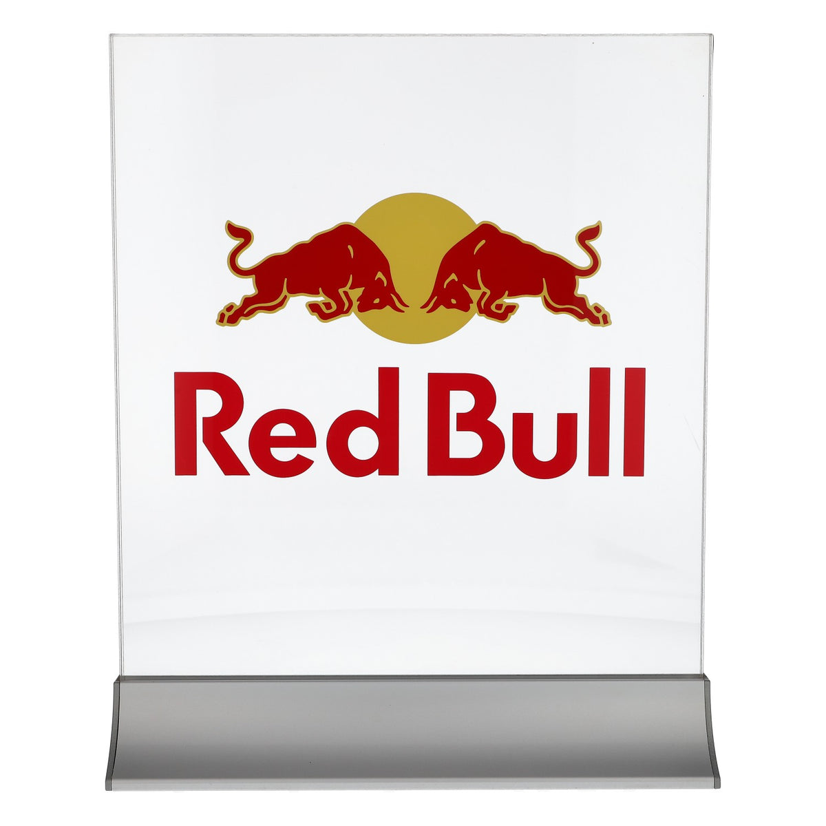Red Bull Energy LED illuminated sign Illuminated advertising 31x25cm Silver Base – View 2