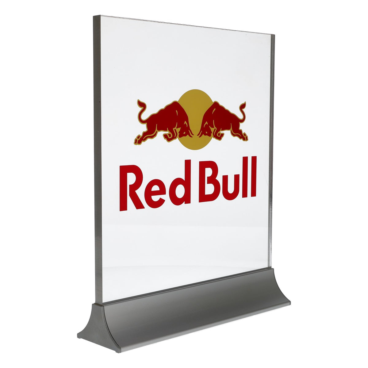 Red Bull Energy LED illuminated sign Illuminated advertising 31x25cm Silver Base – View 3