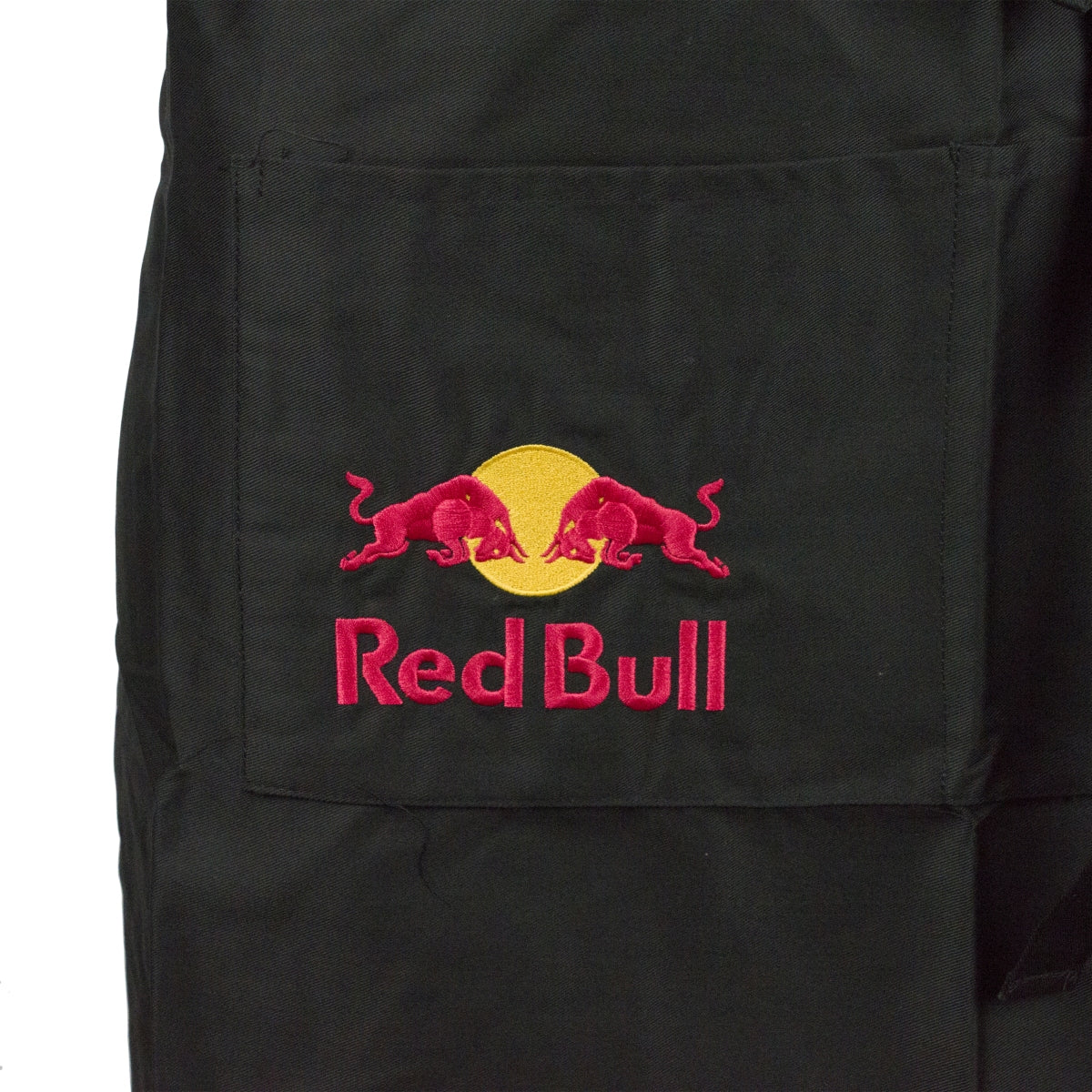 Red Bull waiter apron, long waist tie, bistro, restaurant, café, service – View 2