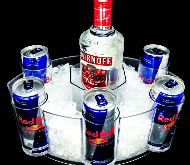 Red Bull Cooler Energy The Boat Big 6 Cans Boat Ice Cubes Cooler Ice Gastro Bar – View 2