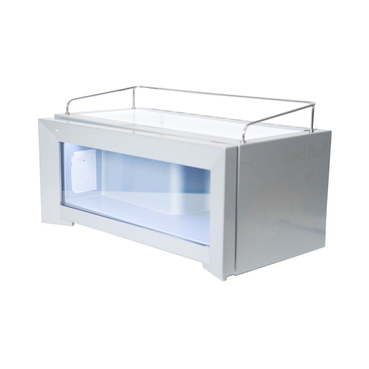 Red Bull Fridge Back Bar Silver Cooler Eco LED Illuminated Fridge Cooler – View 3