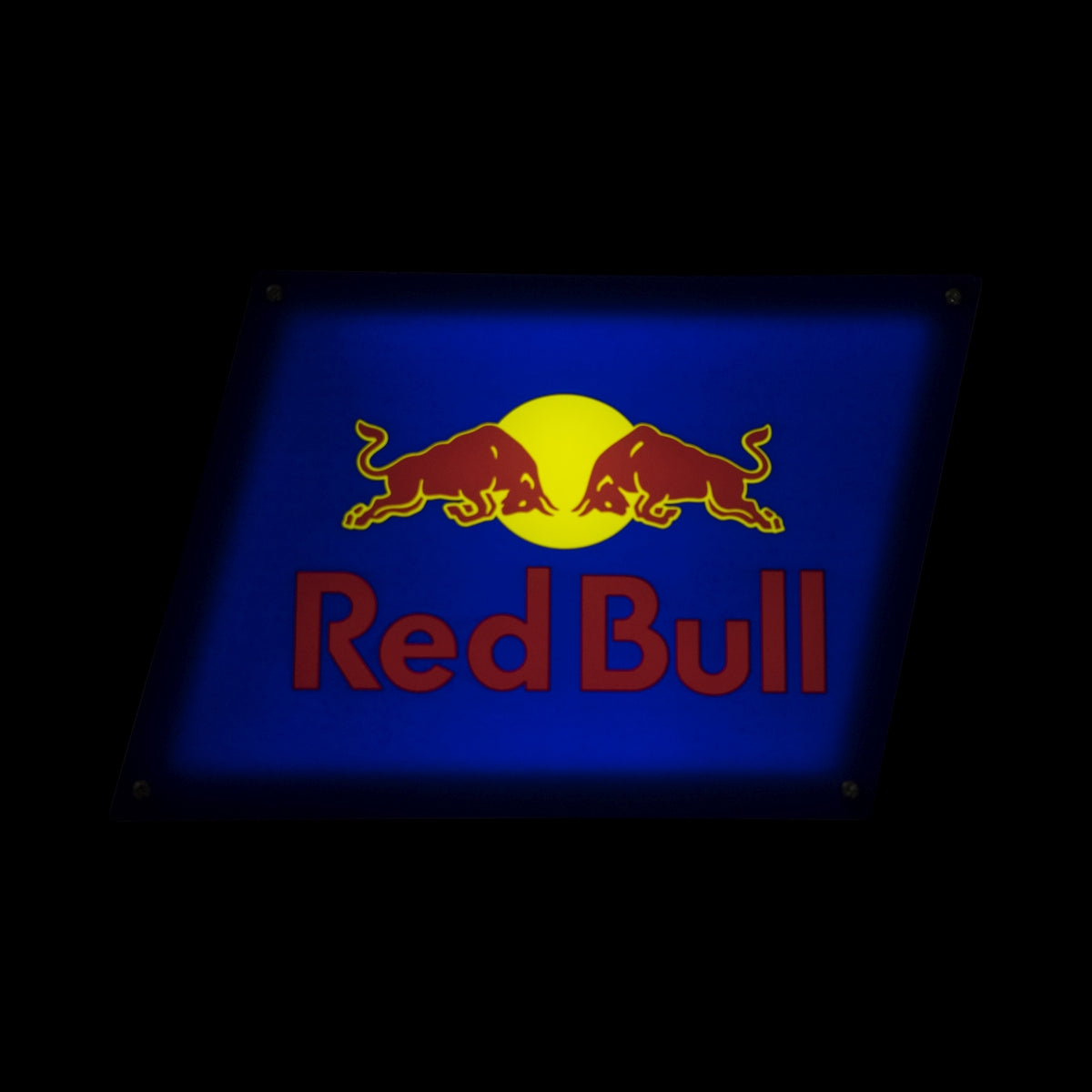 Red Bull illuminated sign LED display rhombus logo box decoration catering advertising – View 2
