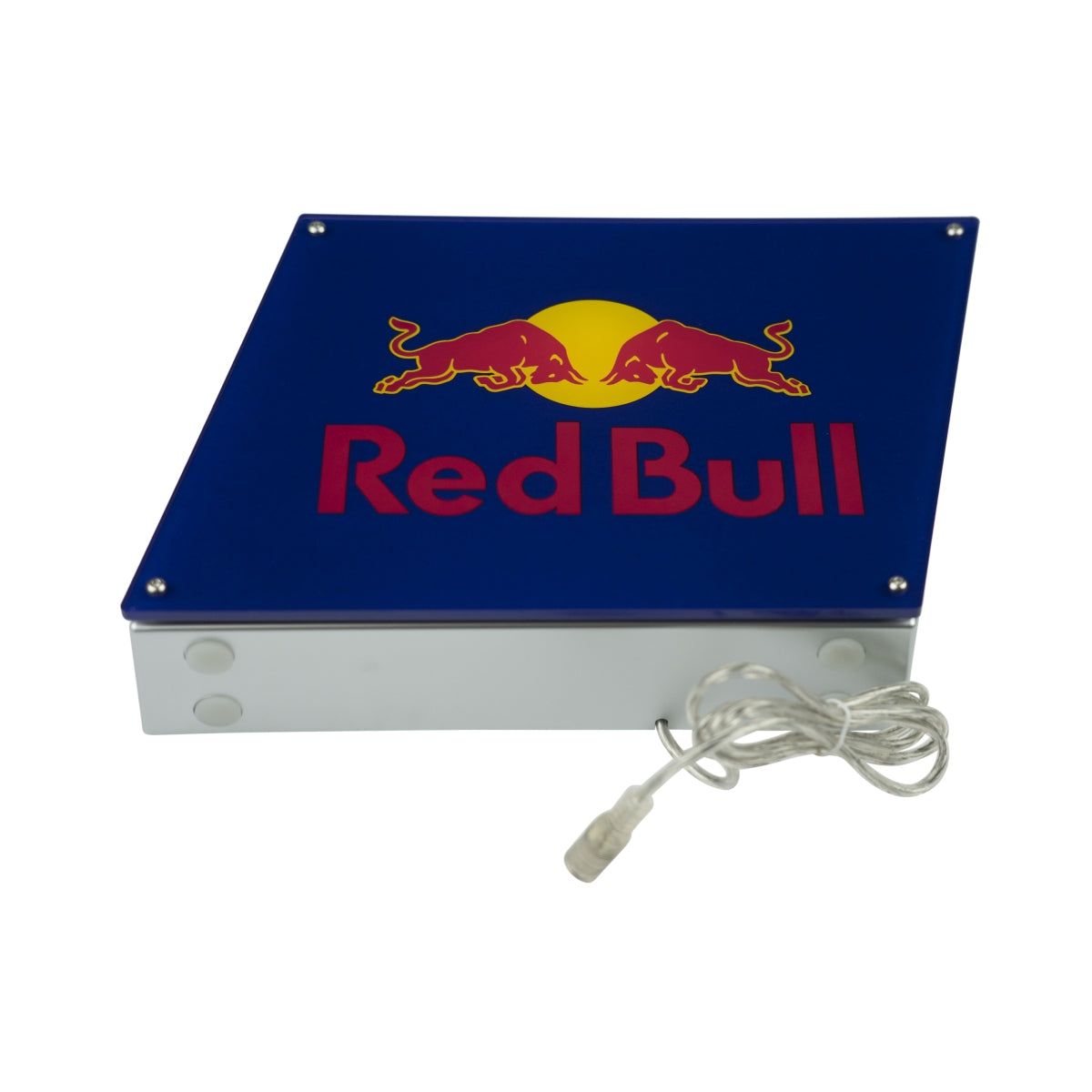 Red Bull illuminated sign LED display rhombus logo box decoration catering advertising – View 3