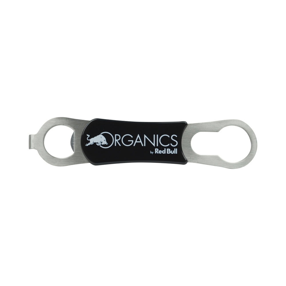Red Bull Organics Bottle Opener Stylish Black Robust Opens Crown Caps Party