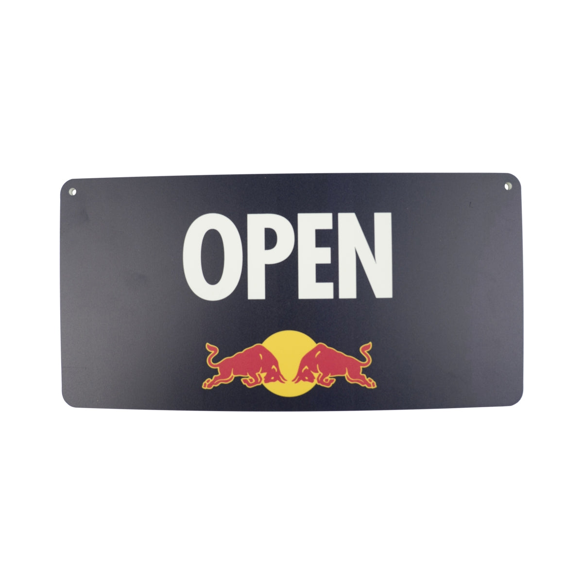Red Bull Door Sign Open Closed Shop Business Pub Advertising Bar
