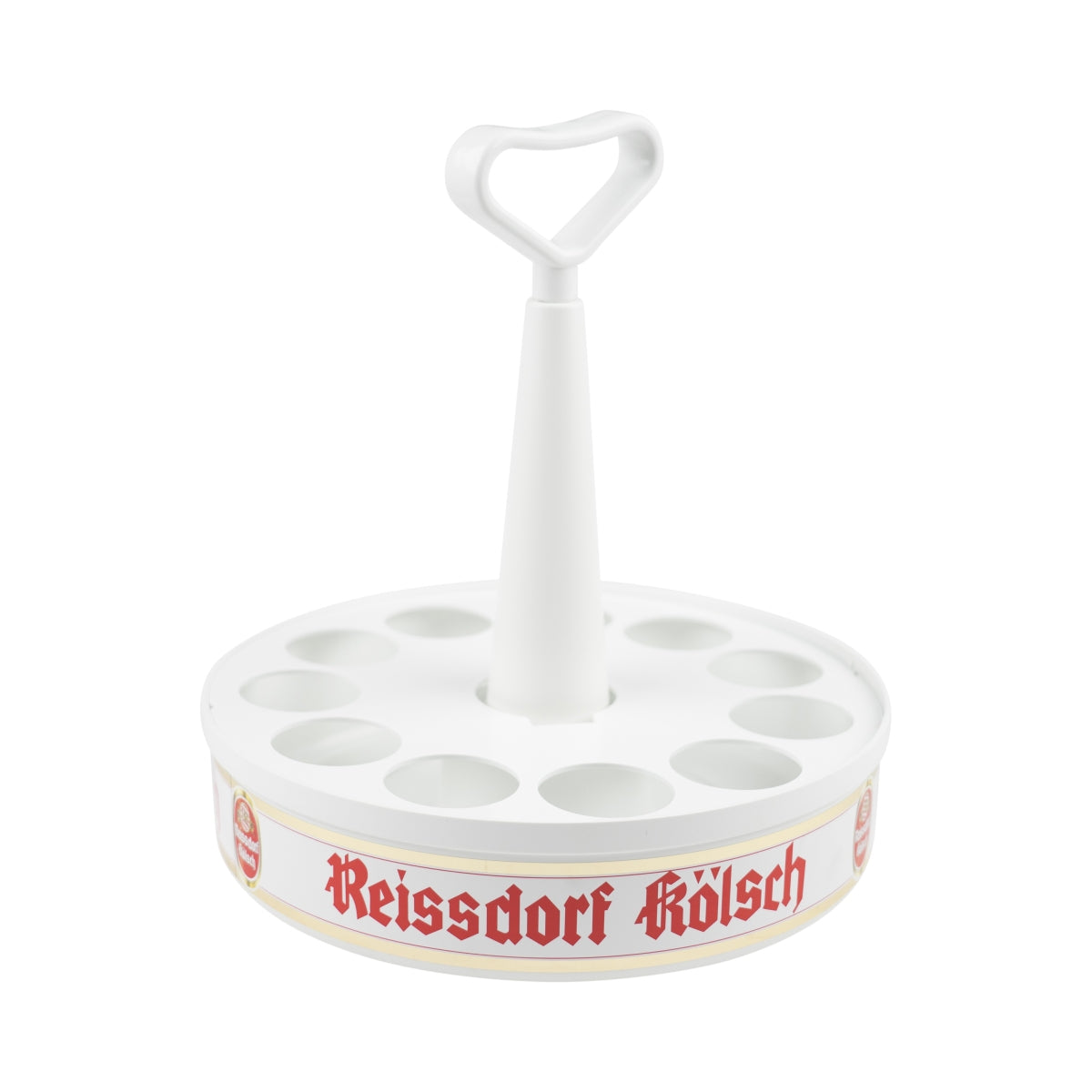Reissdorf Kölsch Beer Glass Tower Stand Large for 11 Glasses Ø5.6cm Pub