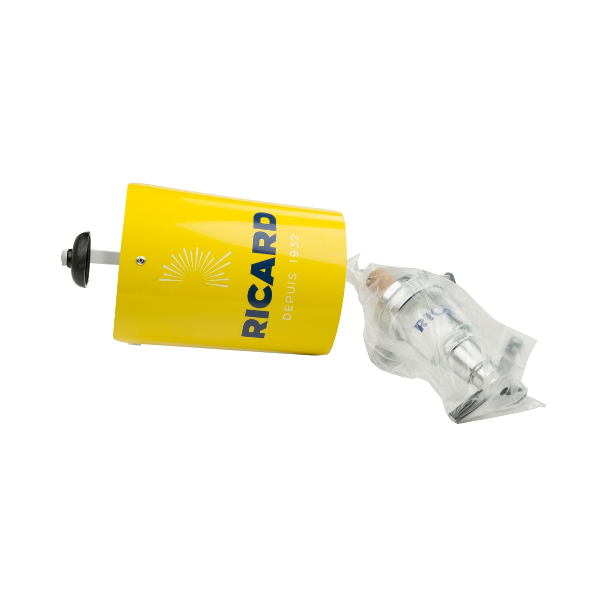 Ricard bottle holder 1.5 l with 2 cl measuring cup, yellow Pourer Portioner Pour – View 4