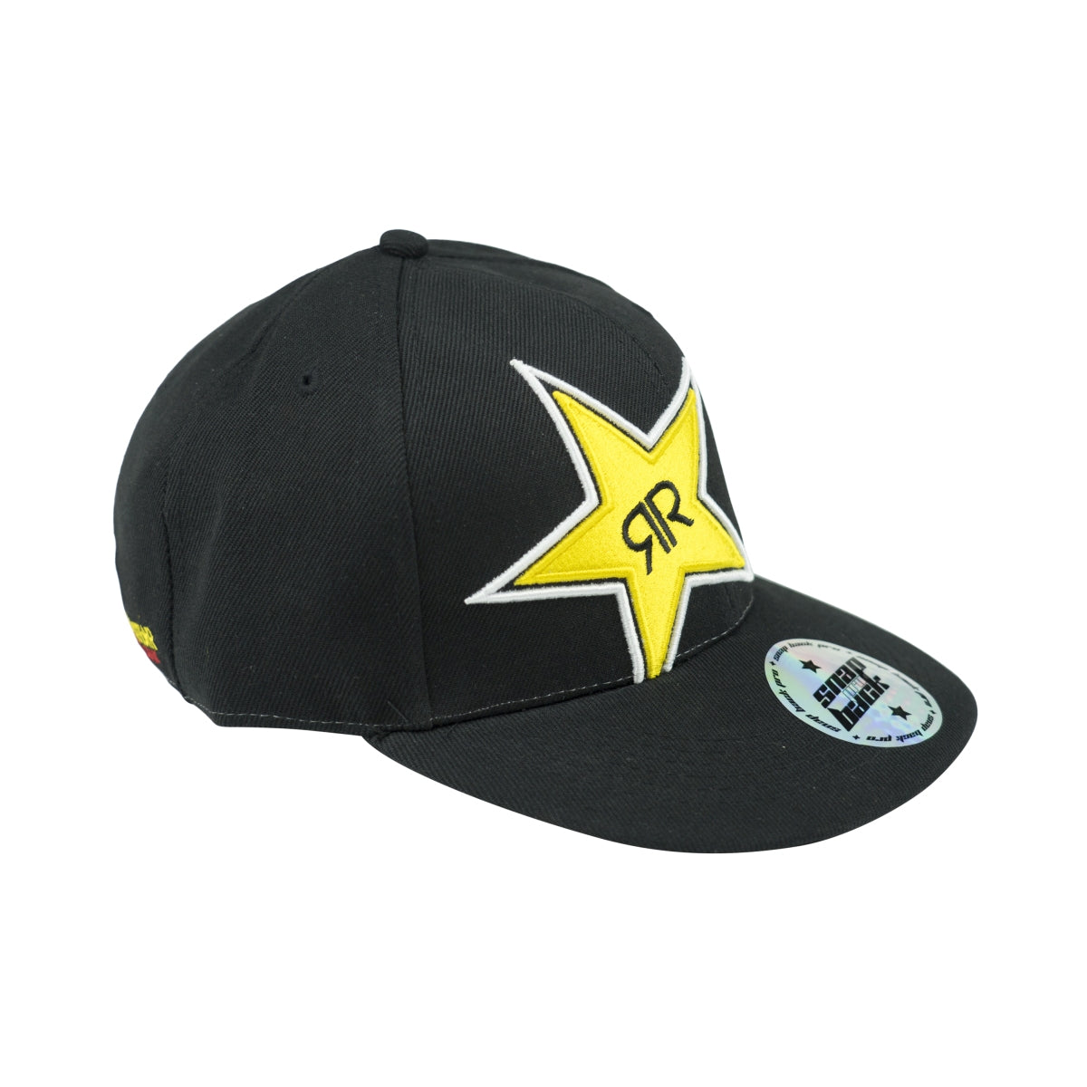 Rockstar Energy Cap Snap Back Cap Black Unisex Adjustable Size BMX
