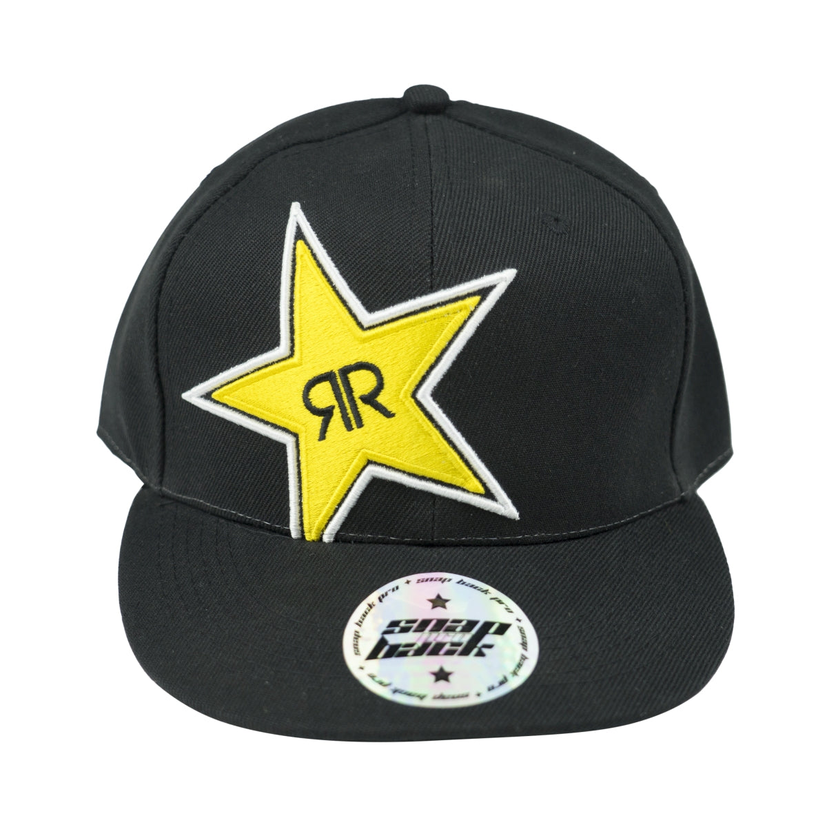 Rockstar Energy Cap Snap Back Cap Black Unisex Adjustable Size BMX – View 4