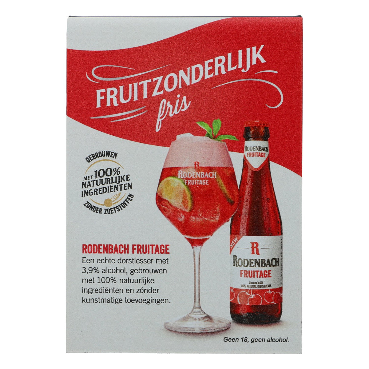 Rodenbach Beer Acrylic Table Display Card Holder Price Board 4.5x8.5x12 cm – View 3