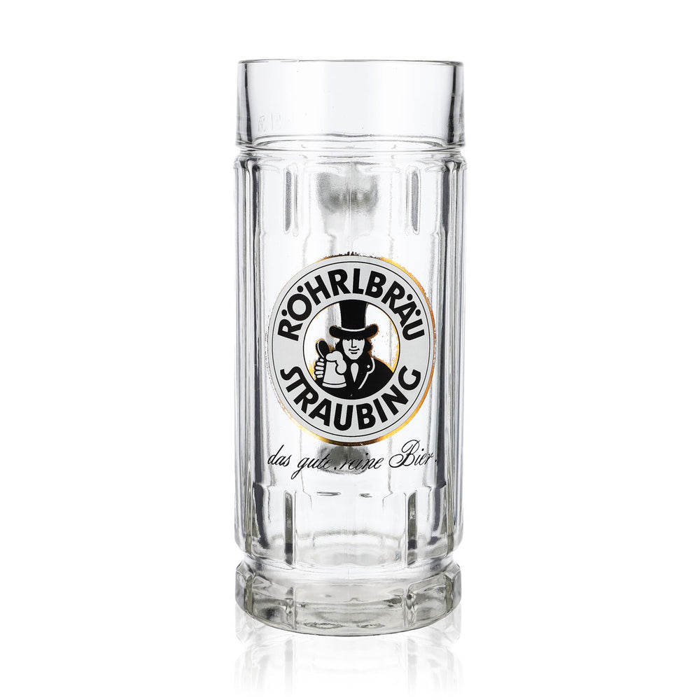 Röhrlbräu beer glass Beer stein Glasses Mug 0.5l Jug Straubing
