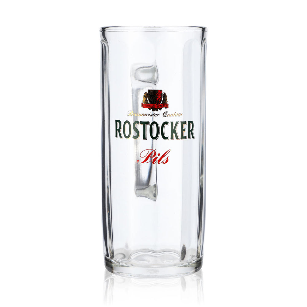 Rostock beer glass mug Beer mugs 0.5 l Relief Moldau Seidel Sahm