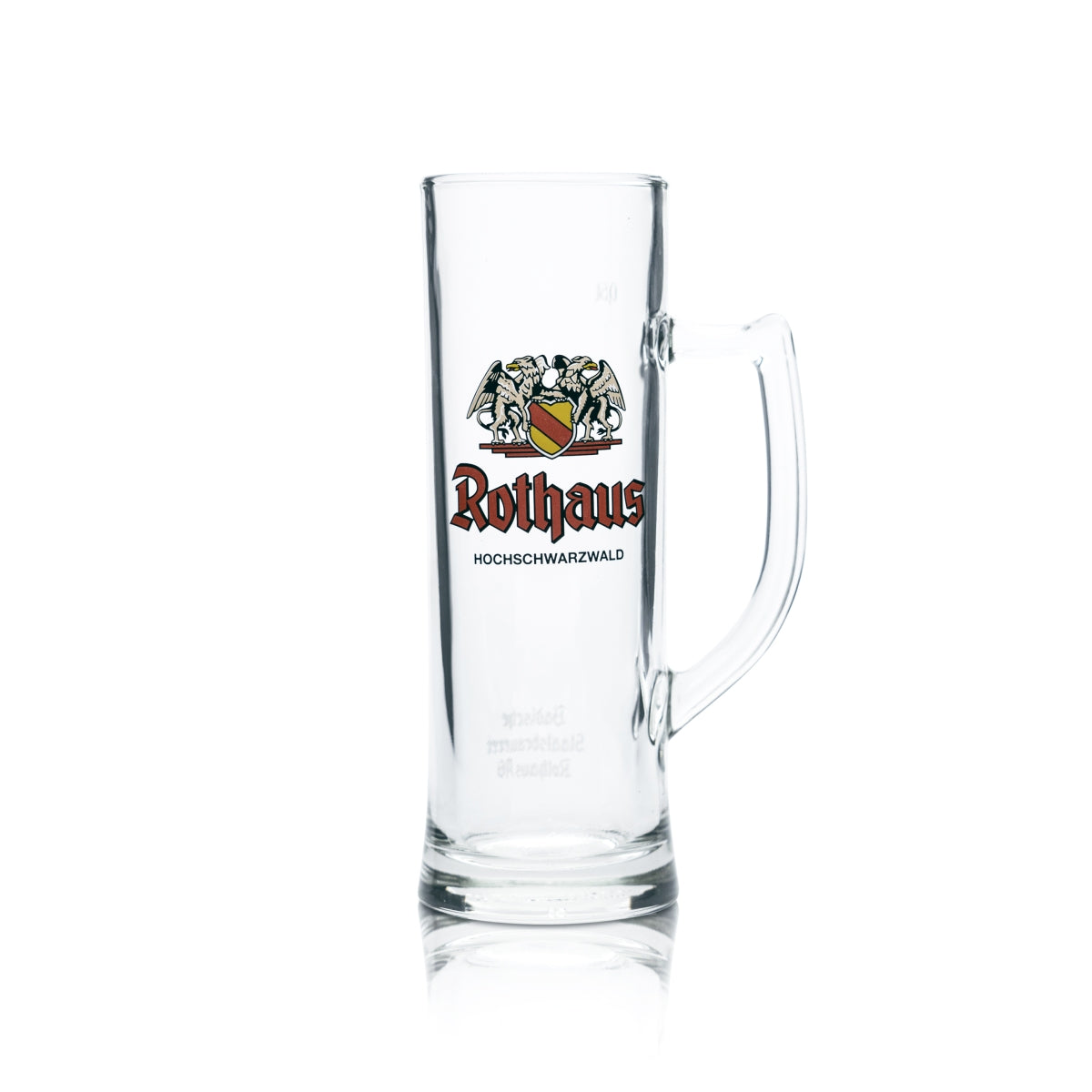 Rothaus beer glass 0.5 l mug Badner Seidel glasses Brewery Pils Zäpfle Gastro – View 5