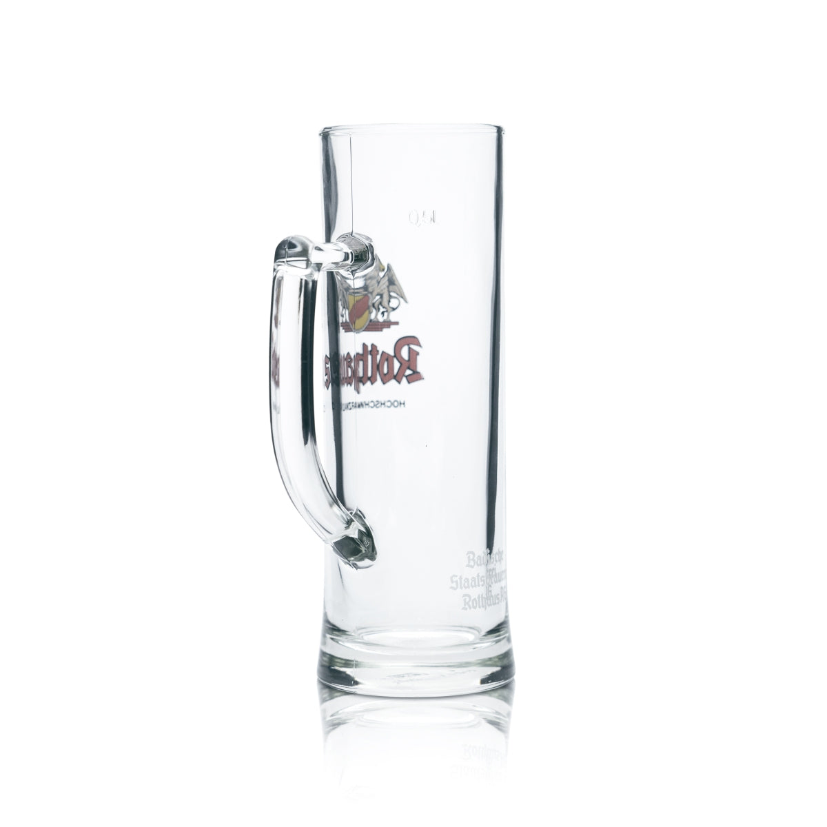 Rothaus beer glass 0.5 l mug Badner Seidel glasses Brewery Pils Zäpfle Gastro – View 6