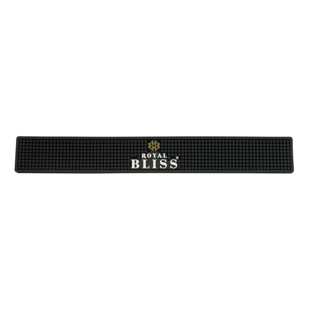 Royal Bliss Liqueur Bar Mat Drain Mat Bar Accessories Black 60x8