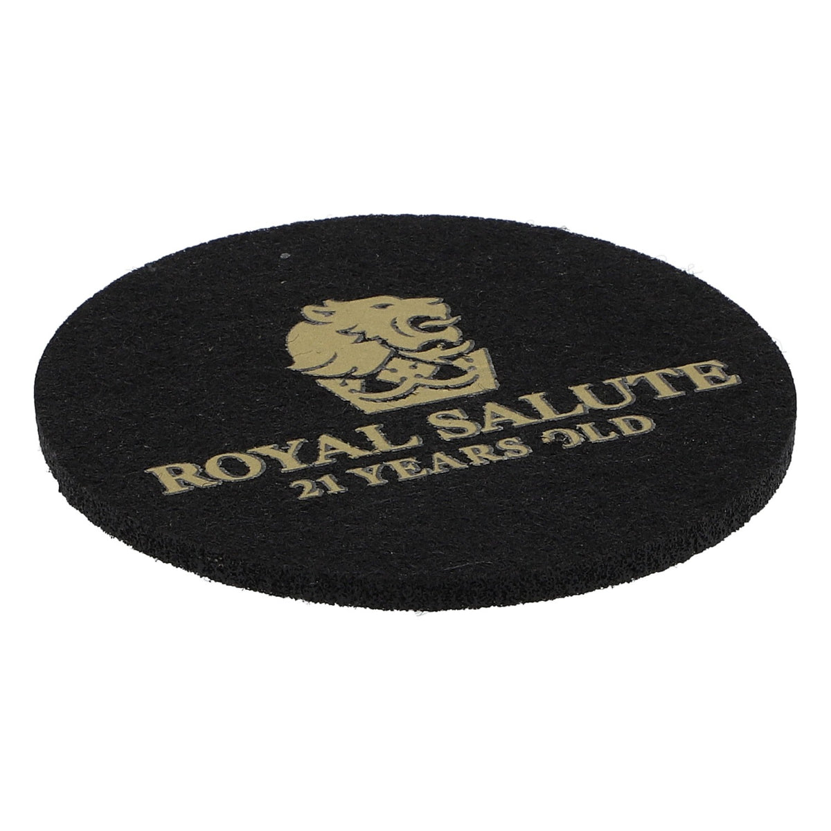 Royal Salute Whiskey Felt Coaster Glass Coaster Black 6.2 cm Diameter