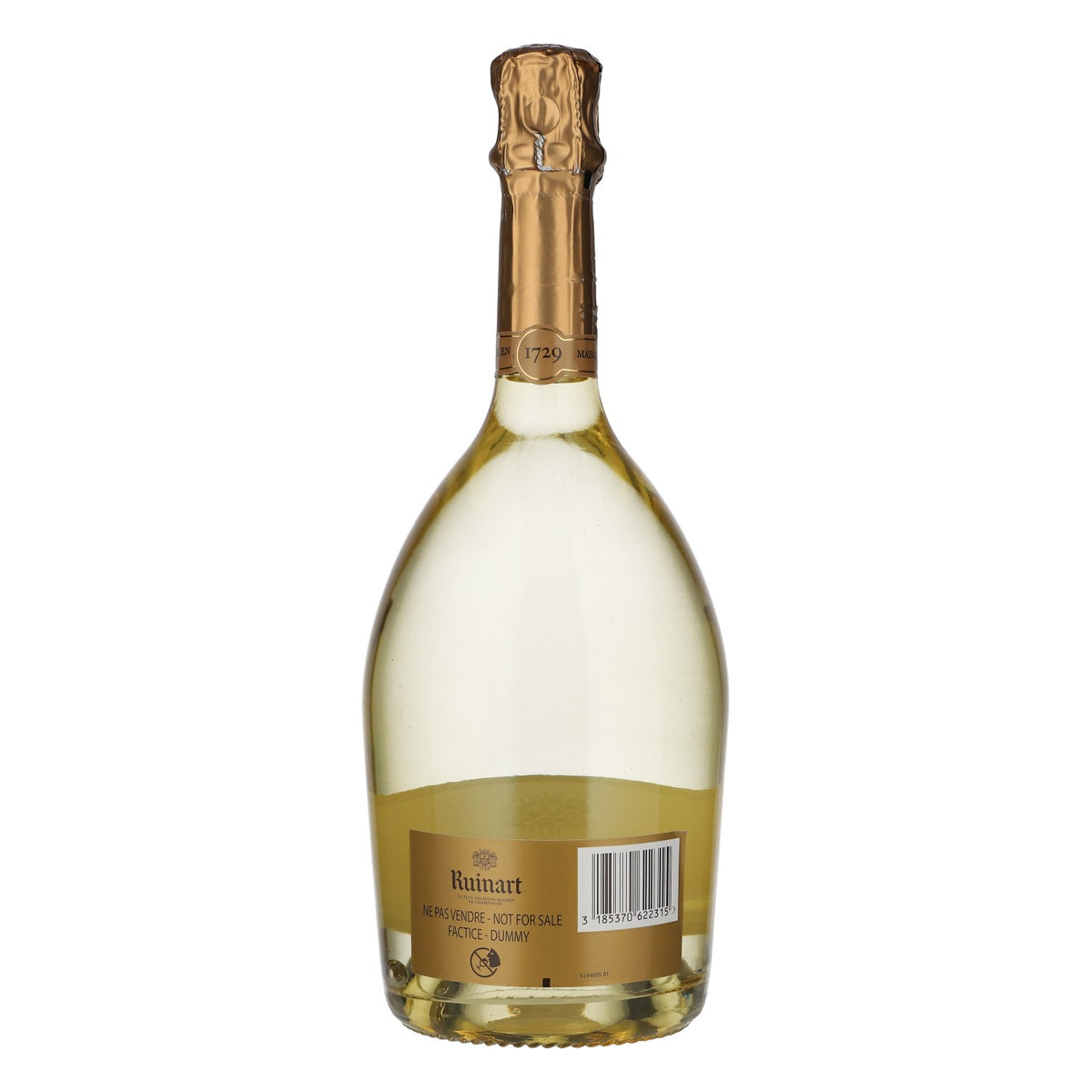 Ruinart Champagne Display Bottle 0.75 L, 12.5% ABV, Blanc de Blancs – View 3