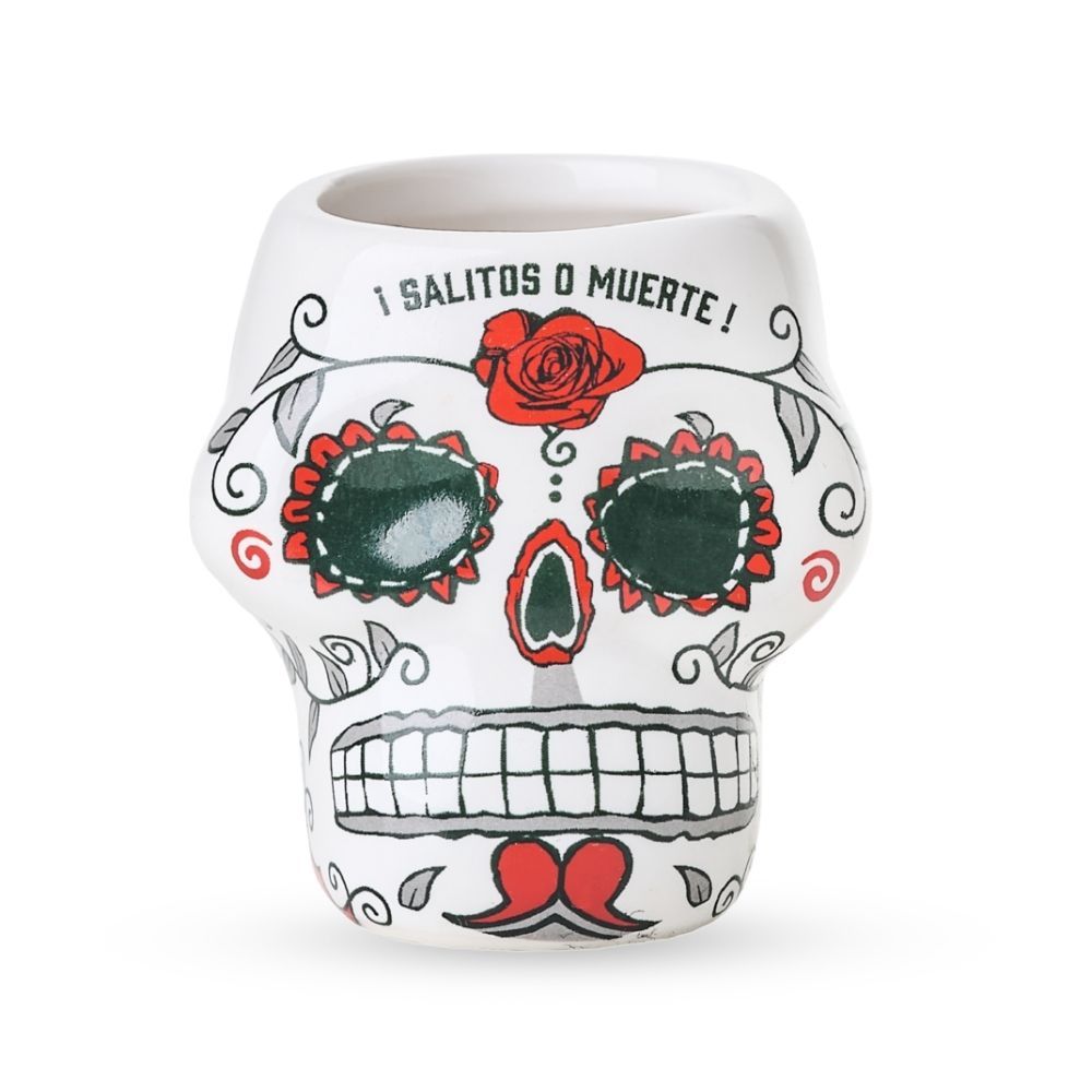 Salitos Beer Glass Skull Glass Shot Glasses Shot Glass Skull Shot Cup 0.03l