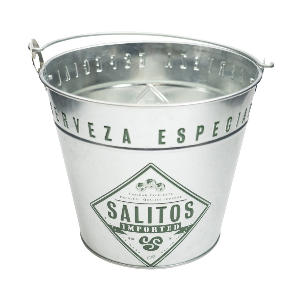Salitos Beer Cooler Metal Bucket Ice Bucket Cooler Bottle Drink Cooler Ice