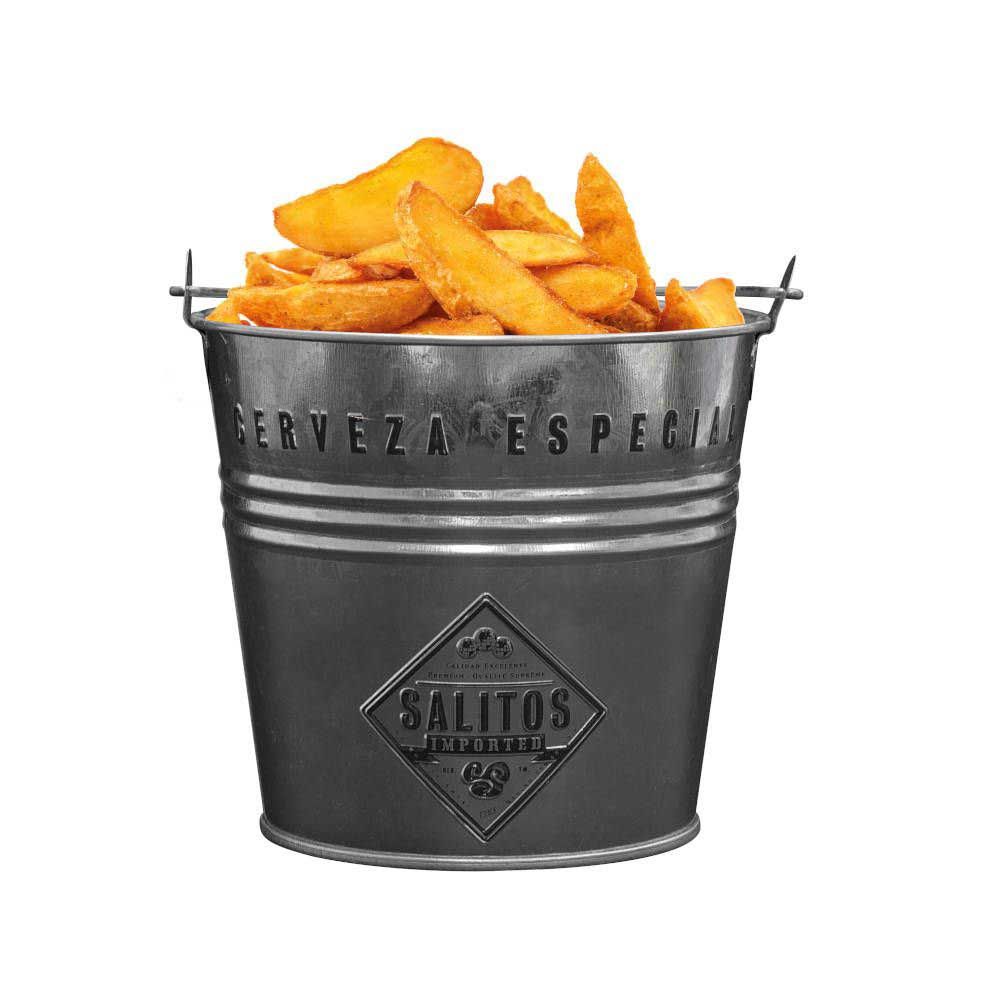 Salitos Mini Bucket Snack Server Handle Food Side Dish Fries Nuts Chips – View 2