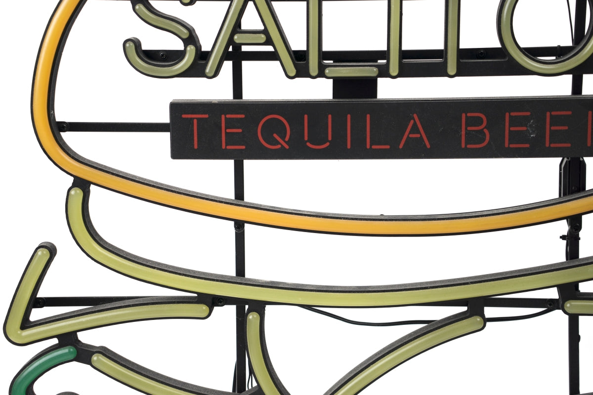 Salitos Beer Neon Sign Burger 75x70 cm Used LED Sign Neon Sign Bar – View 4