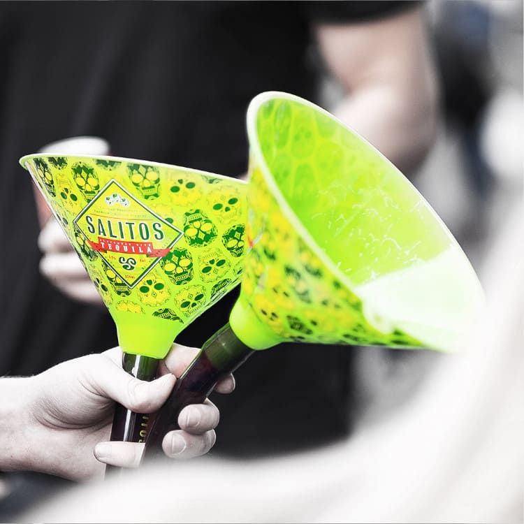Salitos Beer Funnel Party Tool Hose Valve Binge Drinking Beer Bongs Sliding Slide – View 2