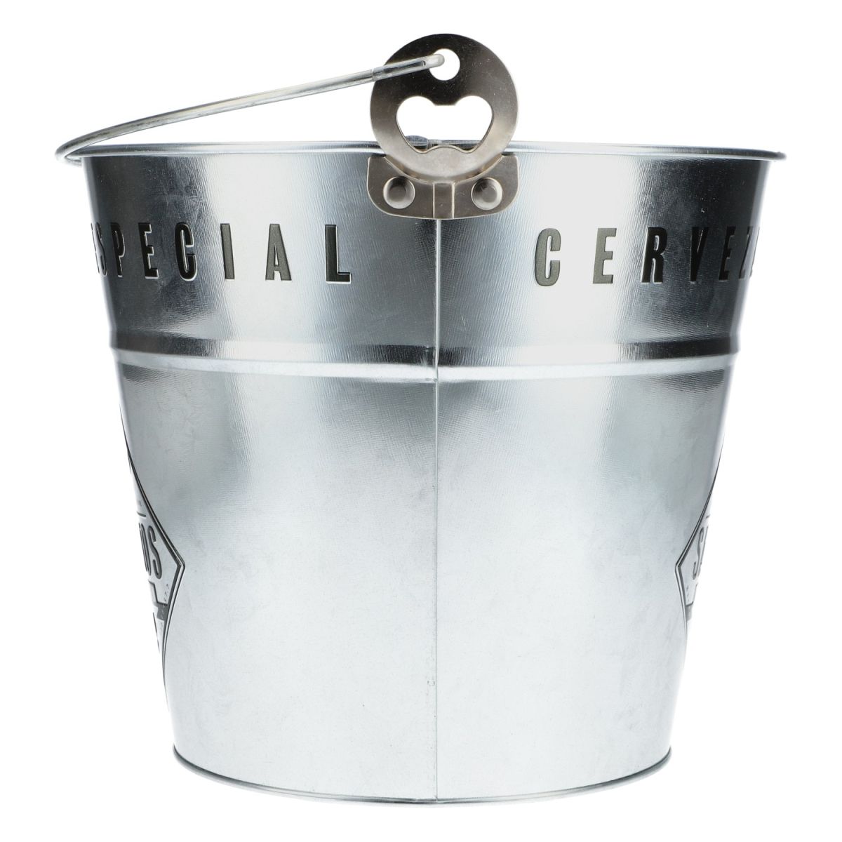 Salitos Metal Bucket Cooler 5L Ice Bucket Ice Cube Container Bar Accessories – View 2