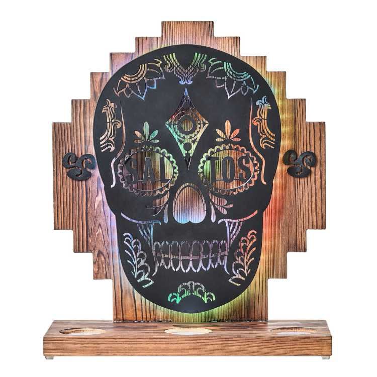 Salitos Bottle Glorifier LED Skull Bottle Display Bar Party Club Bartool Decoration – View 3