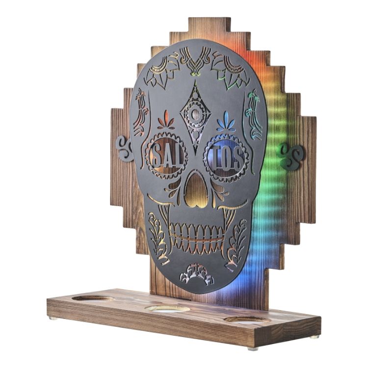 Salitos Bottle Glorifier LED Skull Bottle Display Bar Party Club Bartool Decoration – View 4